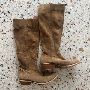 Brown Suede Women's Boots
